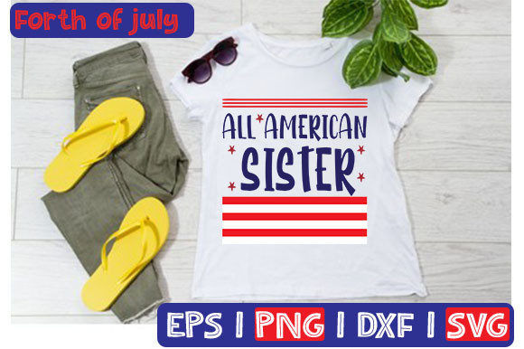 All American Sister Typography