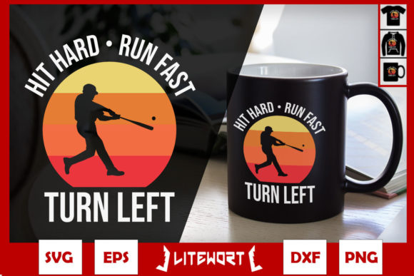 Baseball Hit Hard Run Fast Turn Left