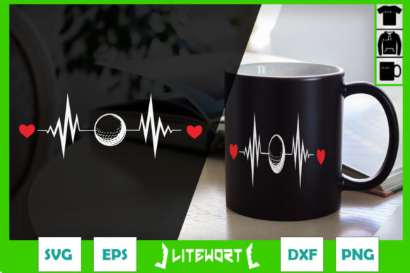 Vintage Disc Golf Retro Heartbeat