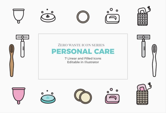 Zero Waste Icons Personal Care
